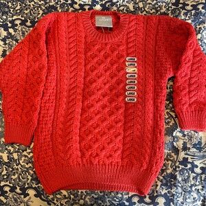 Child's Irish Sweater: unisex size Large